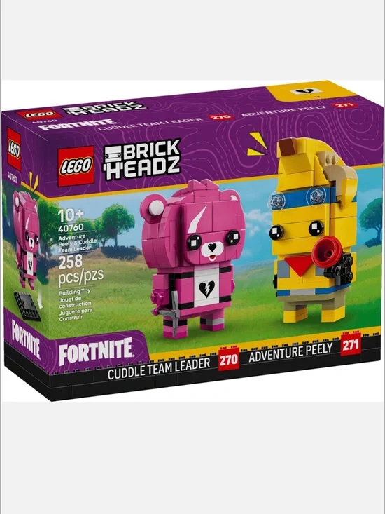 Lego BrickHeadz Fortnite Cuddle Team Leader & Adventure Peely