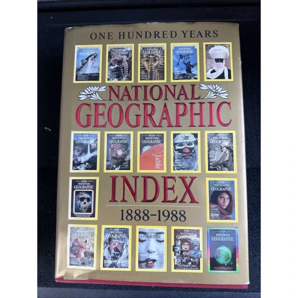 National Geographic Index 1888-1988 100 Years, HC, 1989