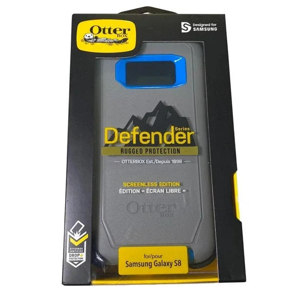 OtterBox Defender Samsung‎ Galaxy's S8 Case Rugged Blue Gray Gift Idea