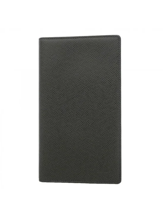 Louis Vuitton Long Bill Holder Taiga Porto Chequier Carte Cles Ardoise Wallet