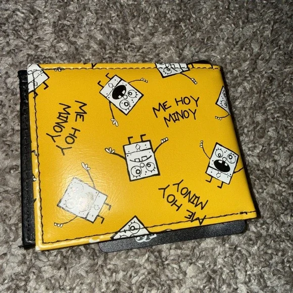 Unisex Nickelodeon SpongeBob Square Pants Doodlebob Bifold Wallet New‎ NIP