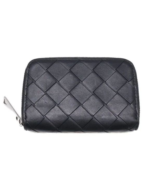 Bottega Veneta Intrecciato Leather Zip Around