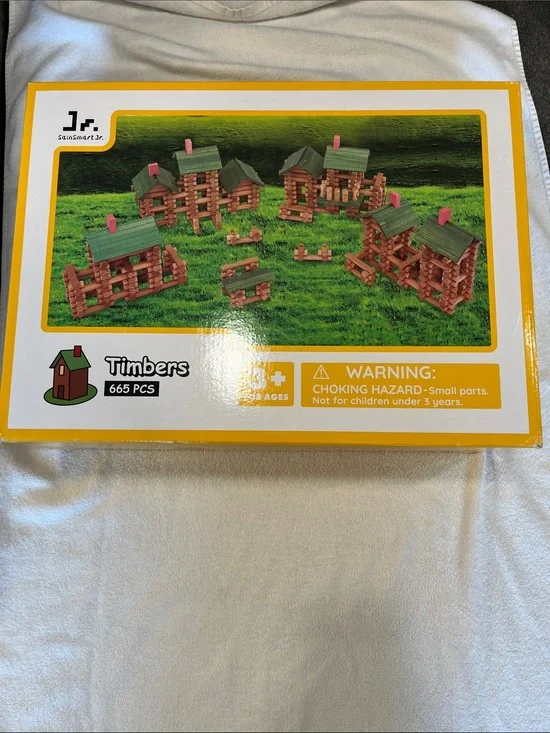 Timbers Building Set - Green & Brown (665 PCS)
