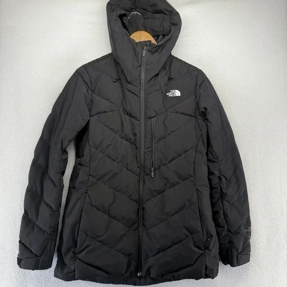 The North Face Puffer Jacket Womens Medium Black Gore Windstopper 550 Down