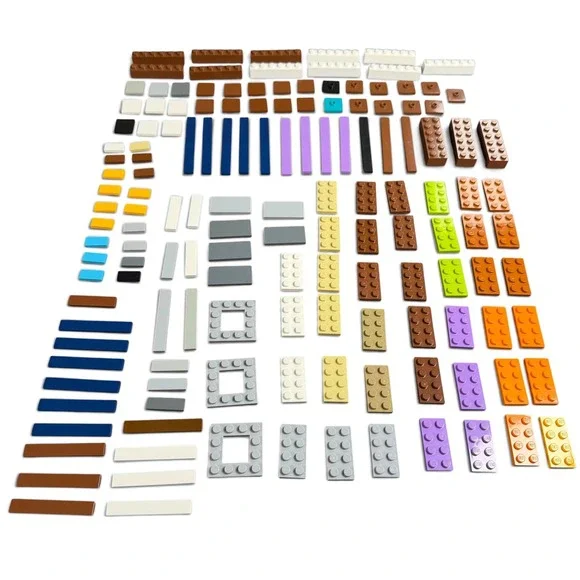 LEGO Mixed Plate and Tile Bulk Lot Assorted Colors and Sizes Genuine Parts