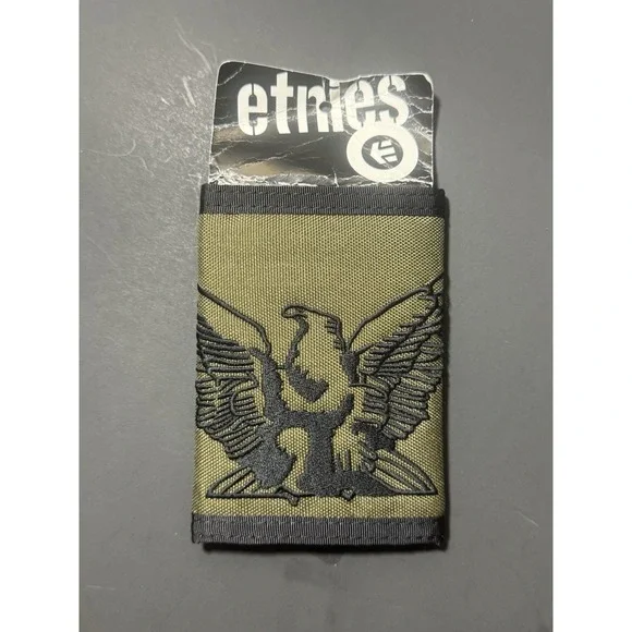 Y2K Etnies Eagle Skateboarding Green‎ Wallet