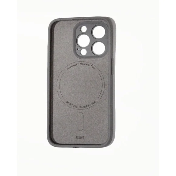 ESR iPhone 15 Pro Case HaloLock Magnetic Cover  Gray‎ Classic Missing Stand