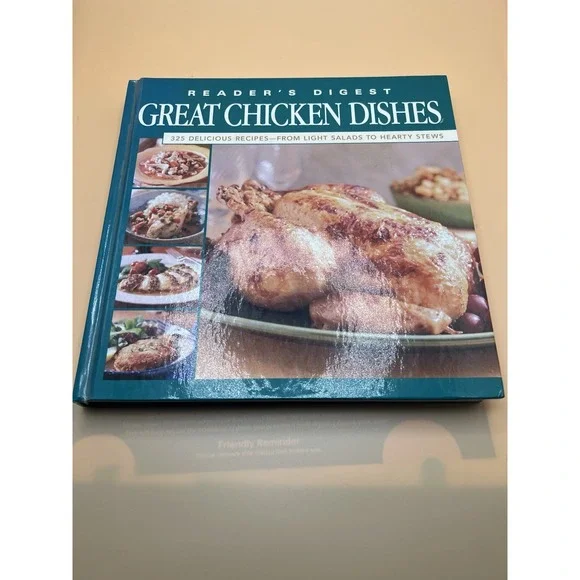 Readers Digest Great Chicken Dishes Cookbook 325 Recipes Hardcover 9780762102389