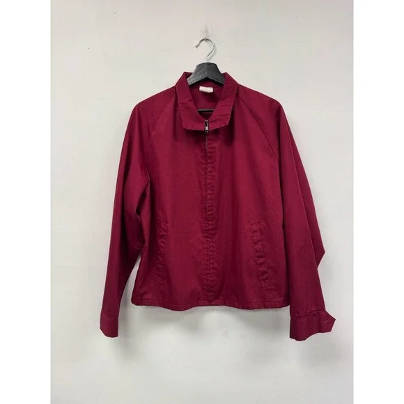 Vintage Westfield Wildcats Zip Jacket Mens Large Red Wildcat Country Coach 80s‎