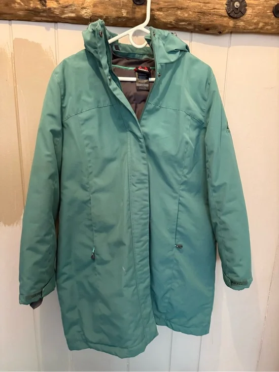 Gerry Women’s Mint Green Hooded Winter Ski Jacket