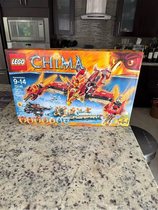LEGO Legends of Chima 70146 Flying Phoenix Fire Temple - NEW SEALED BOX Retired