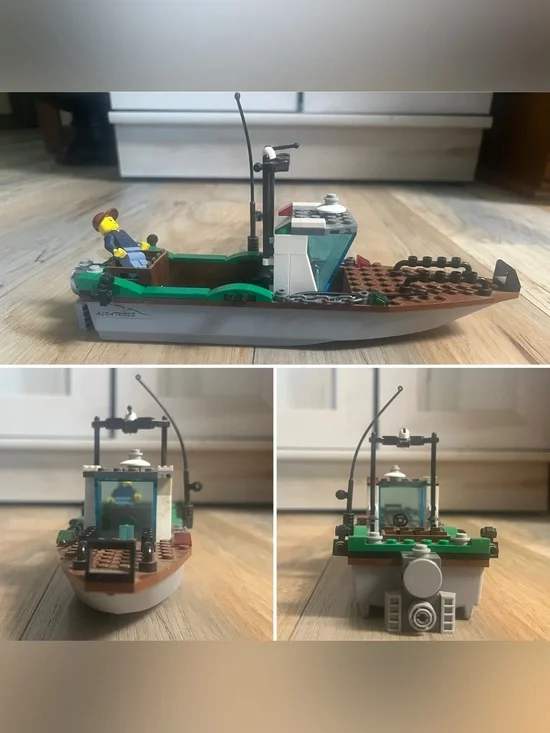 2013 - LEGO City - Coast Guard Boat - Part of Set 60015 *Fully assembled & Glued