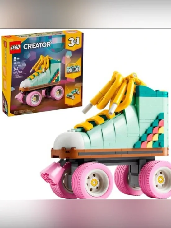 LEGO Creator 3 in 1 Retro Roller Skate Set 31148 Building Toy 2024 New Sealed