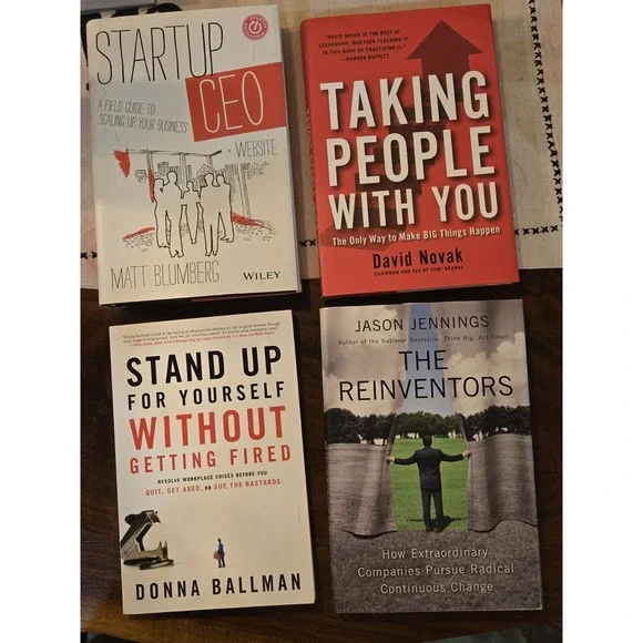 Startup CEO, Taking People With You, ‎ The Reinventors, Stand Up For Yourself...