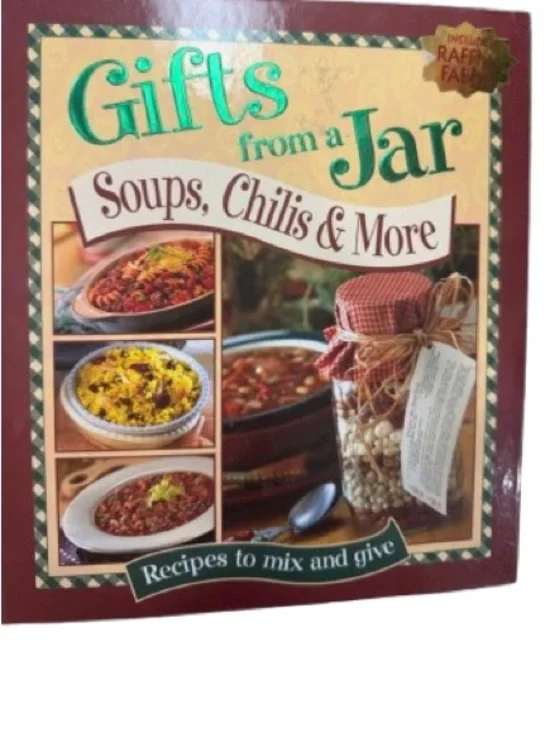 Gifts from a Jar Soups, Chilis & More Cookbook - Red