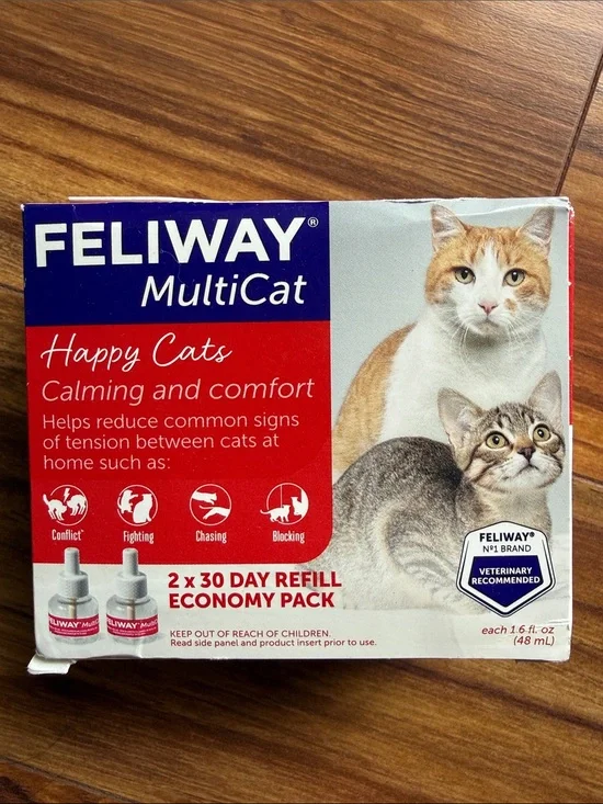 FELIWAY MultiCat Happy Cats 2-Pack Refill – New & Sealed🛍️✅🚚