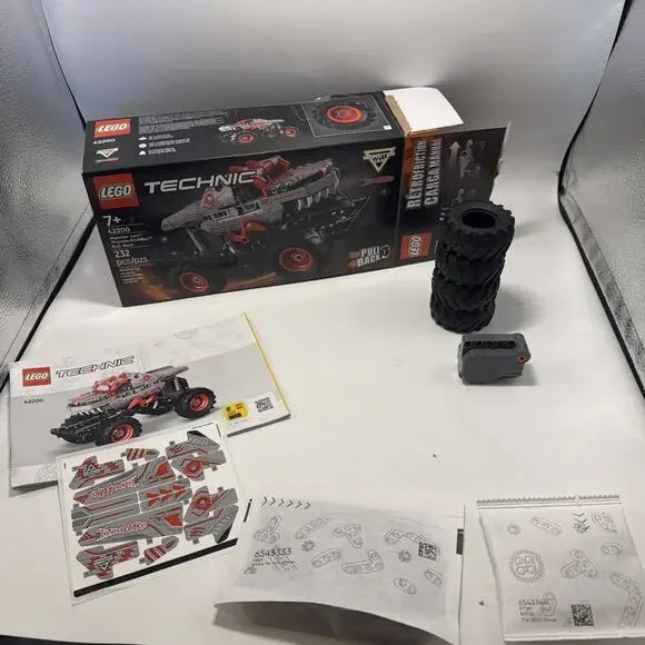 LEGO TECHNIC: Monster Jam Thunderroarus Pull-Back (42200) Open Box
