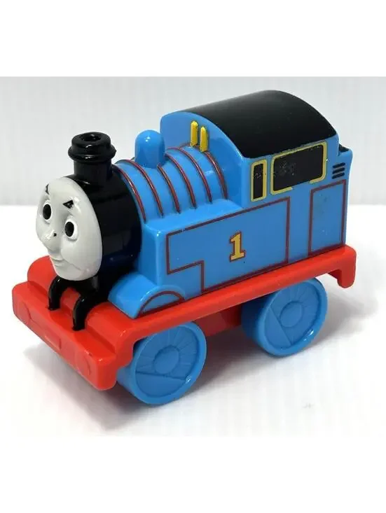 Thomas & Friends Thomas the Tank Engine No 1 Blue Train Figure Plastic Toy GUC