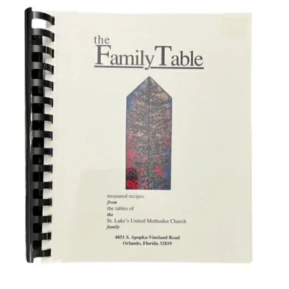 🛍️2 for $25 Sale🛍️ Family Table Spiral Comb Cookbook St Luke's Church 1995‎