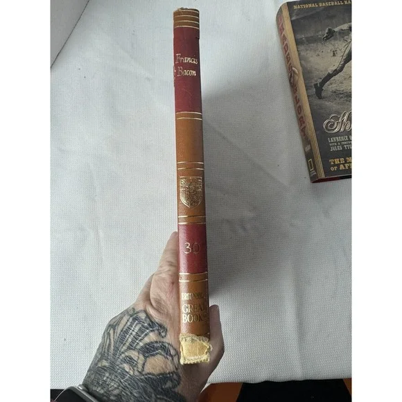 Britannica Great Books Francis Bacon Essays Vintage‎ Collectible Book