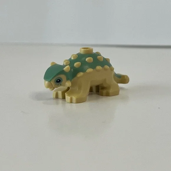 LEGO Jurassic World‎ Baby Ankylosaurus Dinosaur Figure Tan Sand Green 67443