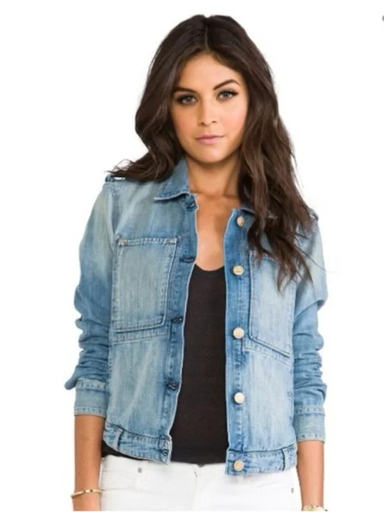 McGuire Work Wear Denim Light Blue Jean Jacket Small