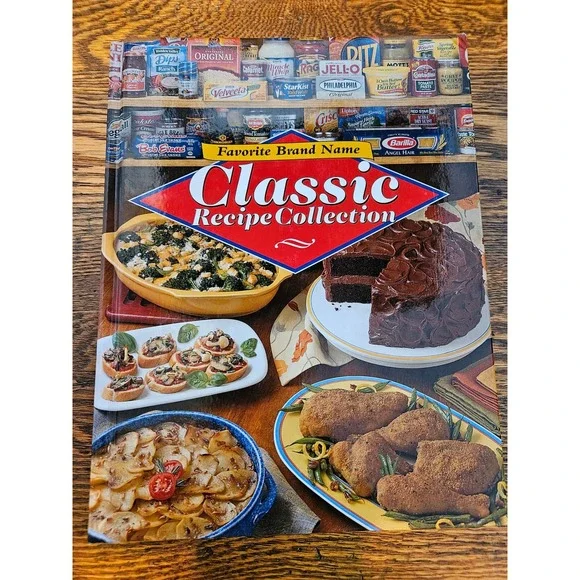 Favorite Brand Name Classic Recipe Collection Hardcover‎ Cookbook Retro Recipes