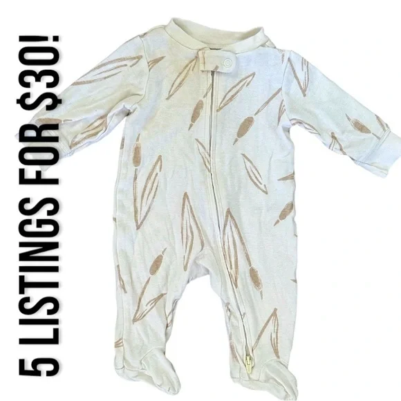 Carter’s 3 Months Baby Boy Footies zip Sleep & Play Onesie