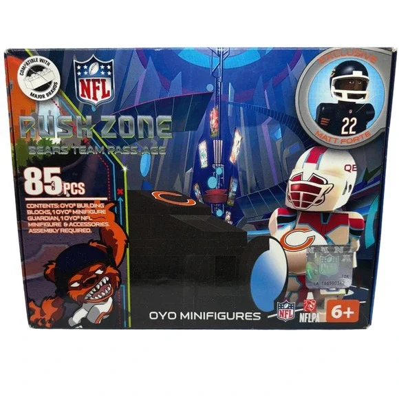 OYO NFL Rush Zone Chicago Bears Team Pass-Age Matt Forte 85 Pcs Building Set