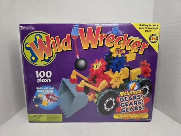 Sealed Resources Wild Wrecker Gear Building Kit Motorized 100 Pieces