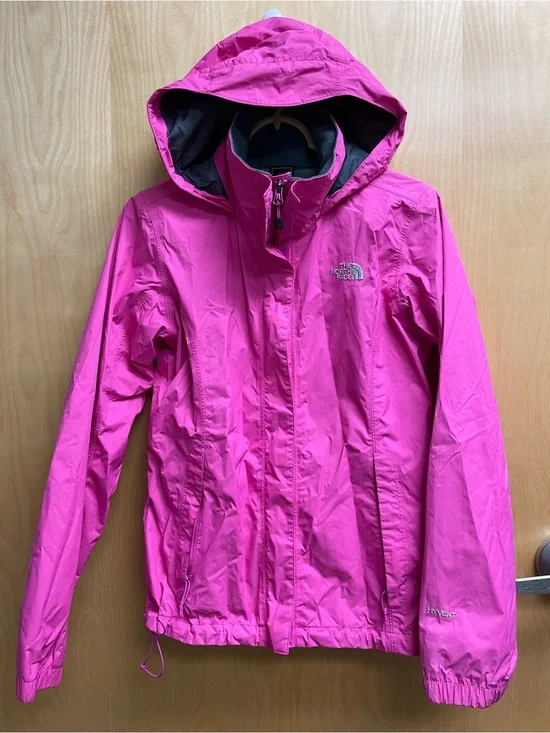 The North Face Women's Pink Waterproof Hooded Utility Jacket