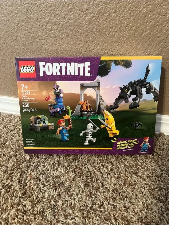 LEGO Fortnite Peely & Sparkplug’s Camp Building Set