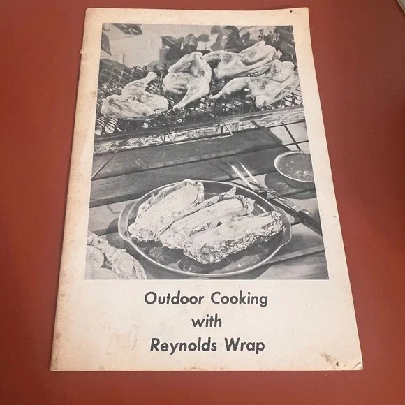 Vintage Outdoor Cooking with Reynolds Wrap Cookbooklet Mid-Century BBQ Recipes