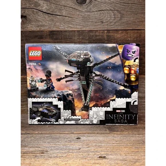 LEGO 76186 Black Panther‎ Dragon Flyer Set NEW Shuri Chitauri Marvel