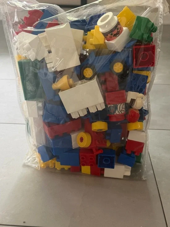 90s Lego Classic Set in Blue, Red, Yellow, White, Green