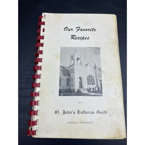 Our‎ Favorite Recipes St Johns Lutheran Guild Kasson MN Community Cookbook