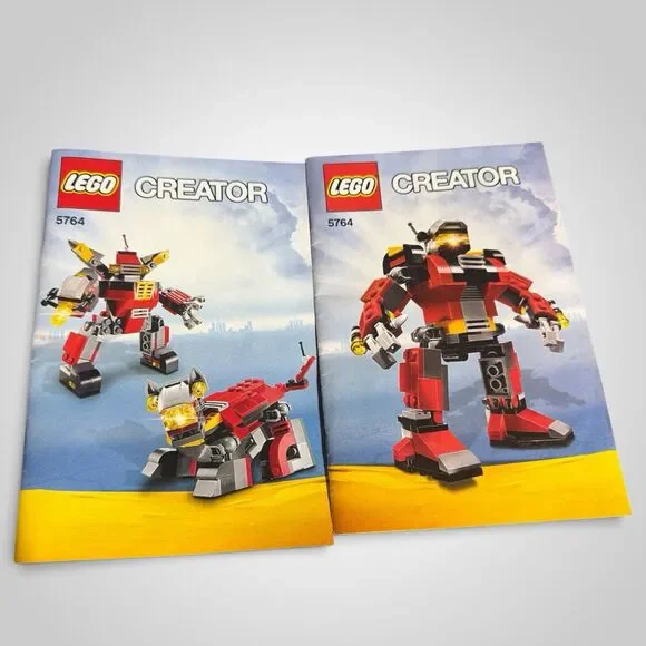 LEGO Creator Rescue Robot (5764) 3-in-1 Set, All 149 Pieces Included W/ Manual