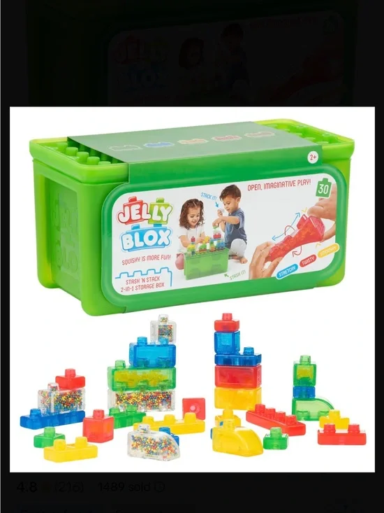 Jelly Blox Stash N Stack Set - 30 pcs