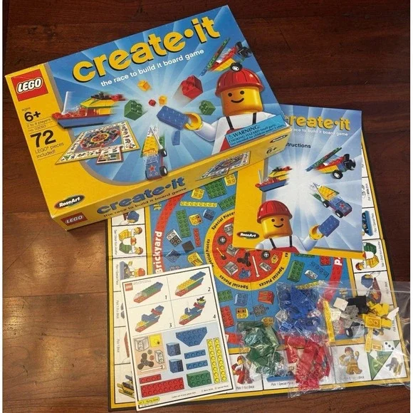 LEGO Create It: The Race to Build It Board Game RoseArt 03093