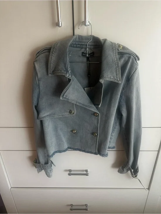 Camilla denim trench jacket