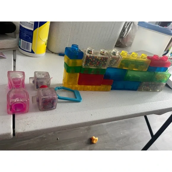 20 piece jelly blox an sensory blox Building Blocks Set Translucent Colorful Toy