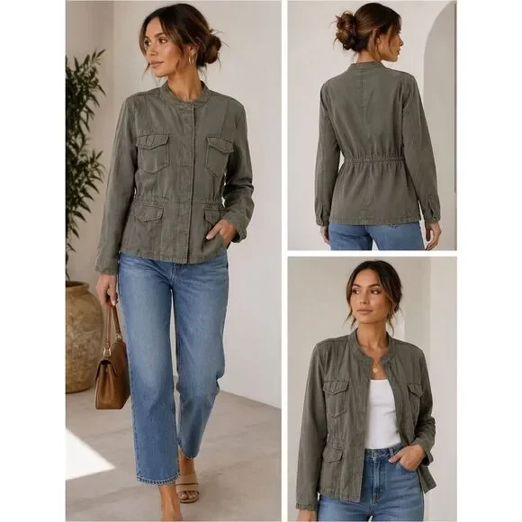 Anthropologie Sanctuary Green Jacket size M