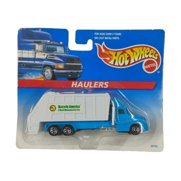 Mattel Hot Wheels Haulers McDonalds Recycle America Trash‎ Diecast Truck 65743
