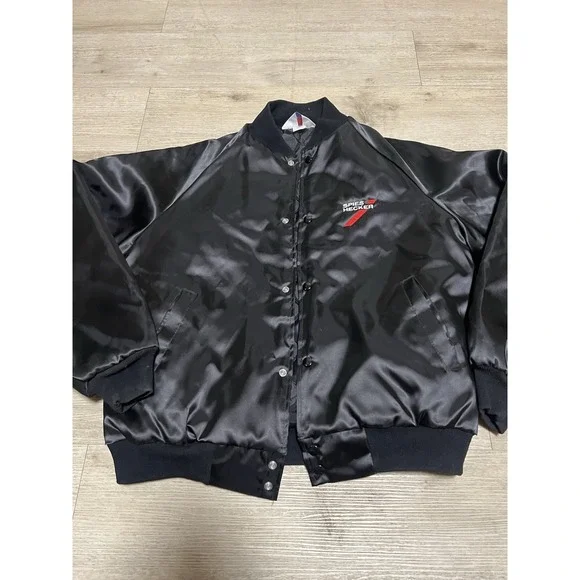 Vintage Spies Hecker Embroidered Logo  Varsity Jacket Men's M Automotive Paint‎