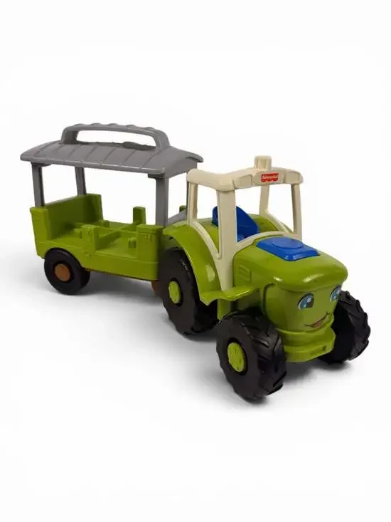 Fisher-Price Little People Caring for Animals Tractor and Trailer Vehicle