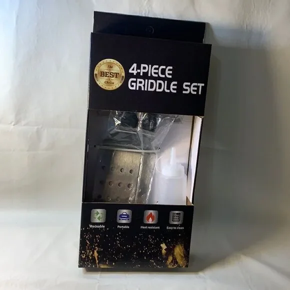 Stainless Steel Griddle Scraper Spatula Bottle