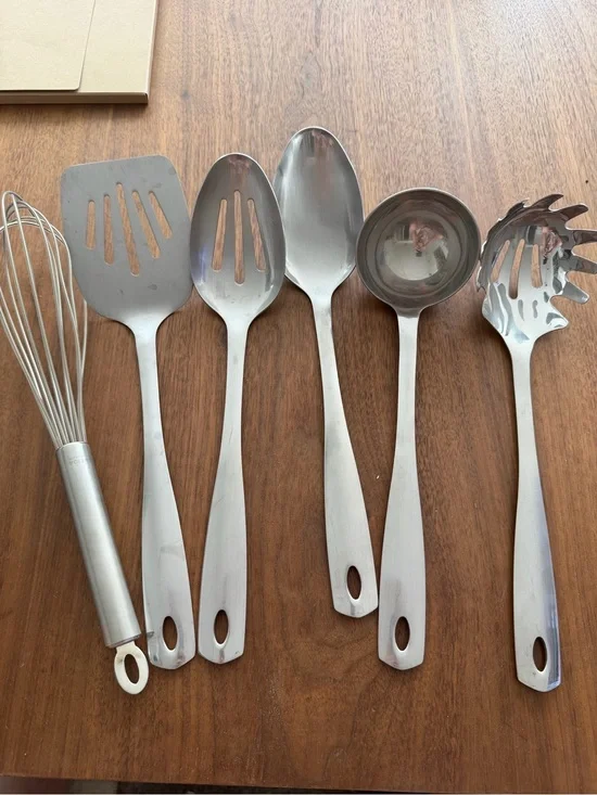 🗽Oneida Stainless Steel Kitchen Utensil Set - Silver