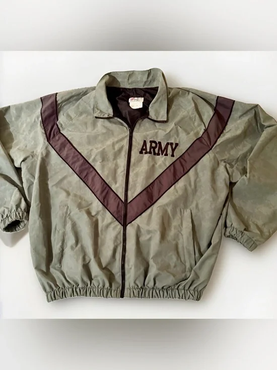 US Army IPFU Training Jacket Digital ACU Camo Large Regular Windbreaker UNICORN