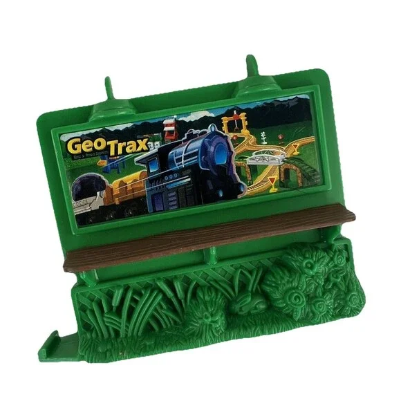 Geotrax Replacement Part Billboard Roadside Signage Vintage 2003 Toy Accessory
