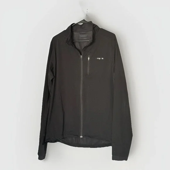 Patagonia Worn Wear Men's Large Wind Shield Jacket Black Full Zip Hiking Outdoor